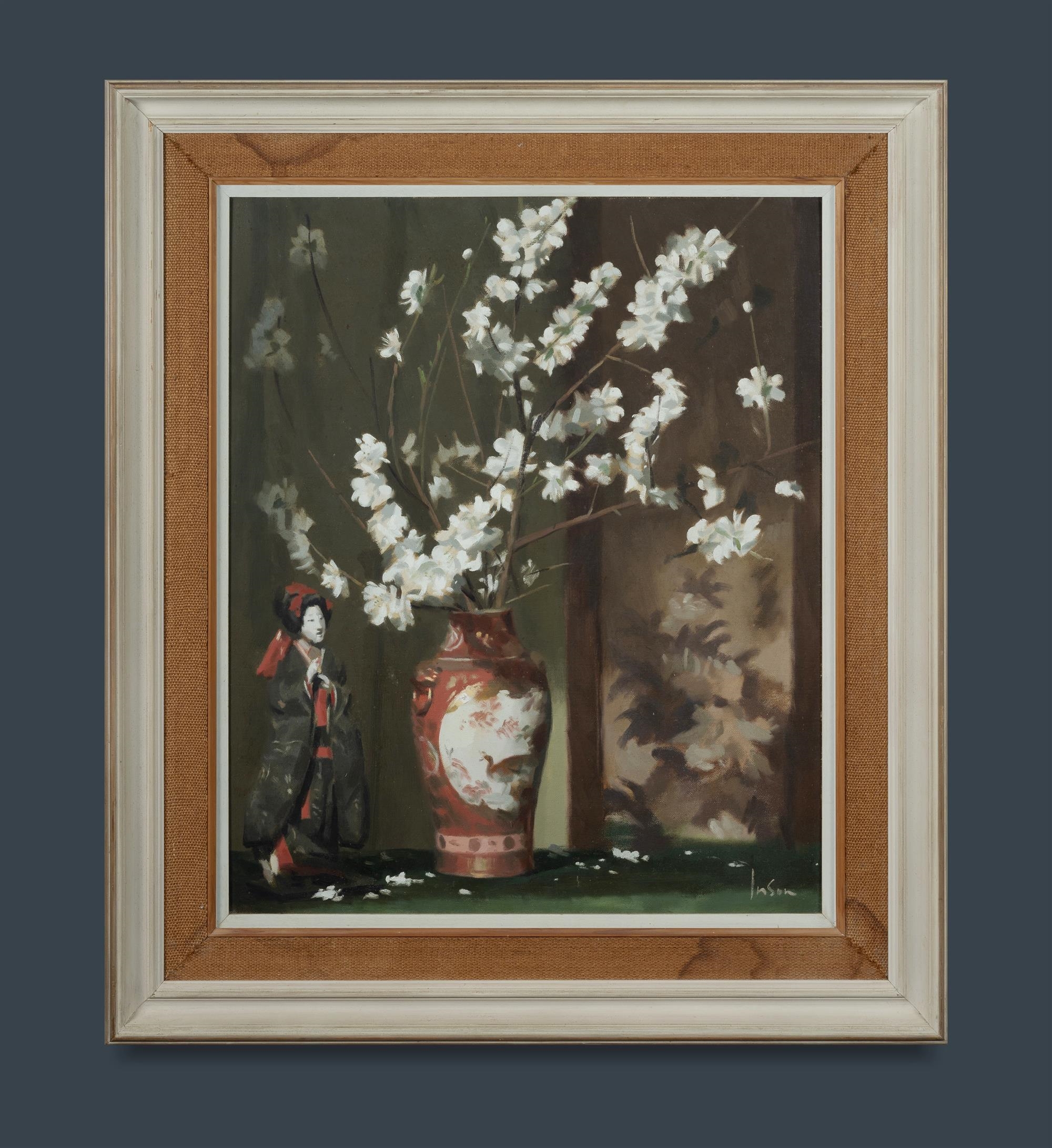 Graeme Inson | Fruit Tree Blossom in Japanese Vase | MutualArt