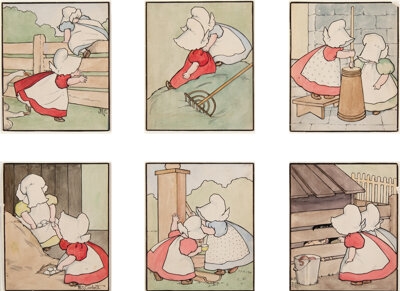 Artwork by Bertha Melcher, Bertha Melcher (American, Made of Watercolor on paper