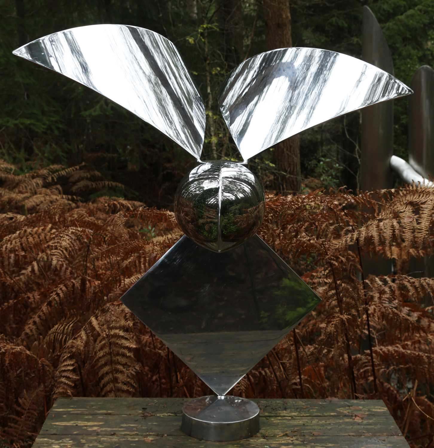Artwork by Antanas Brazdys, Dragonfly
stainless steel, Made of stainless steel