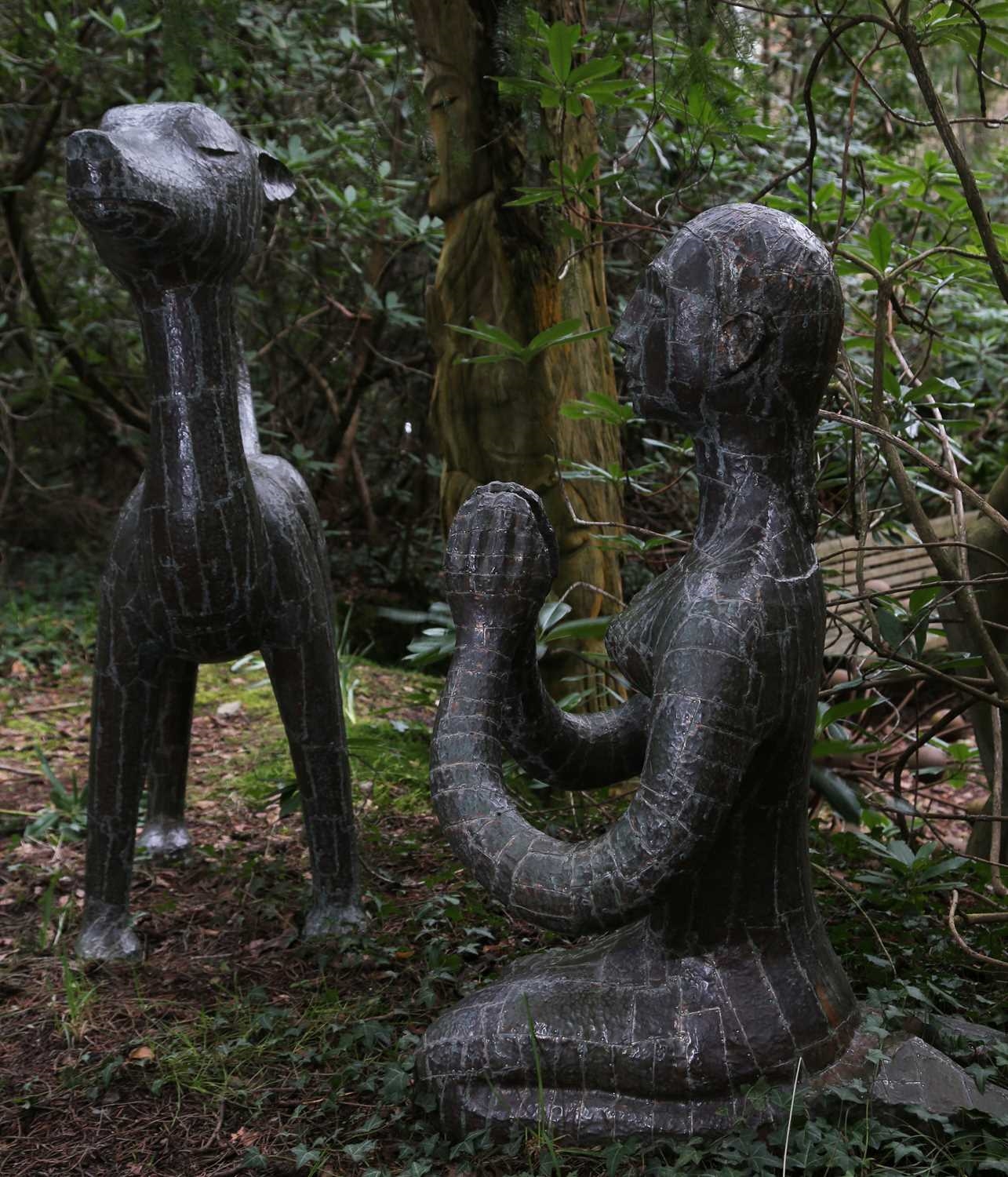 Artwork by Quentin Clemence, Beauty and the Beast, Made of copper