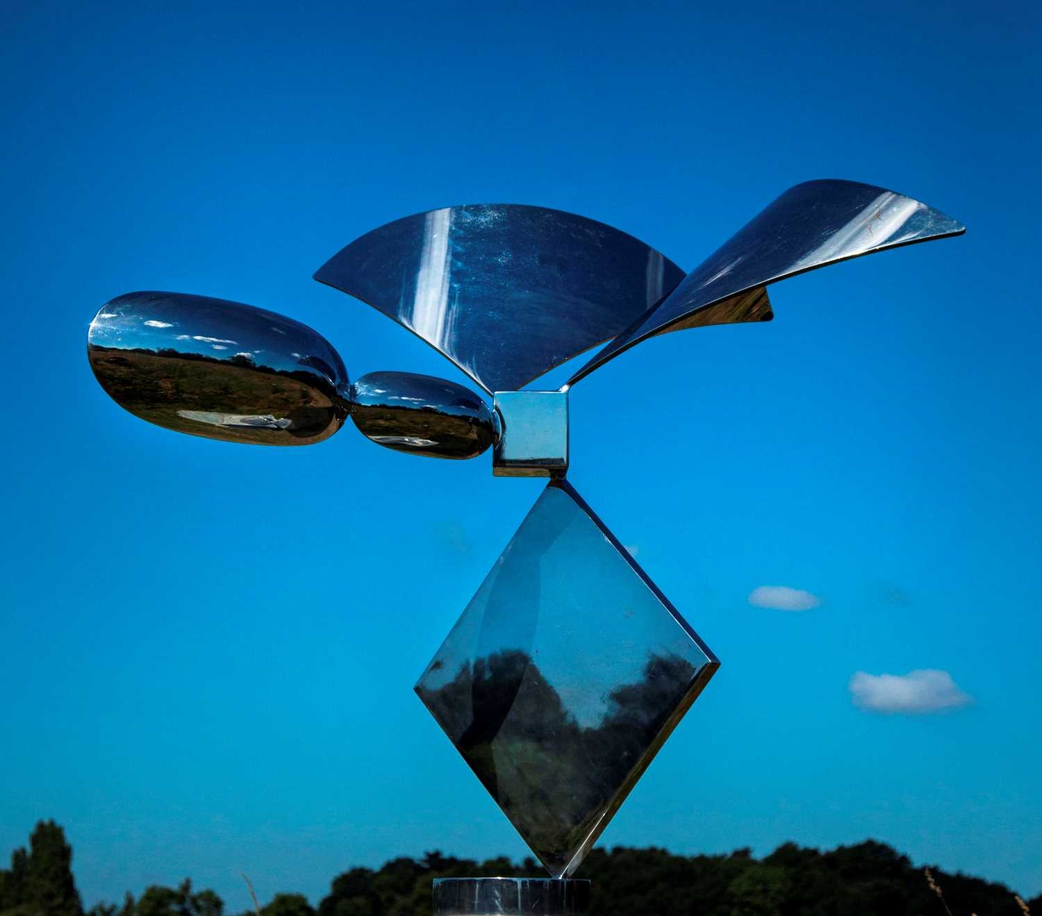 Artwork by Antanas Brazdys, Dragonfly
stainless steel, Made of stainless steel