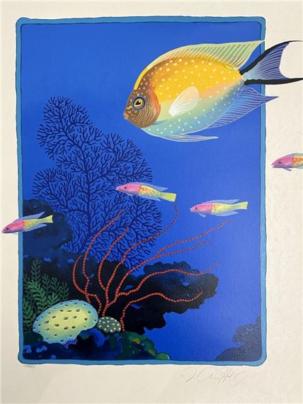 Jo Anne Hook | Signed JoAnne Hook Oceanic Serigraph | MutualArt