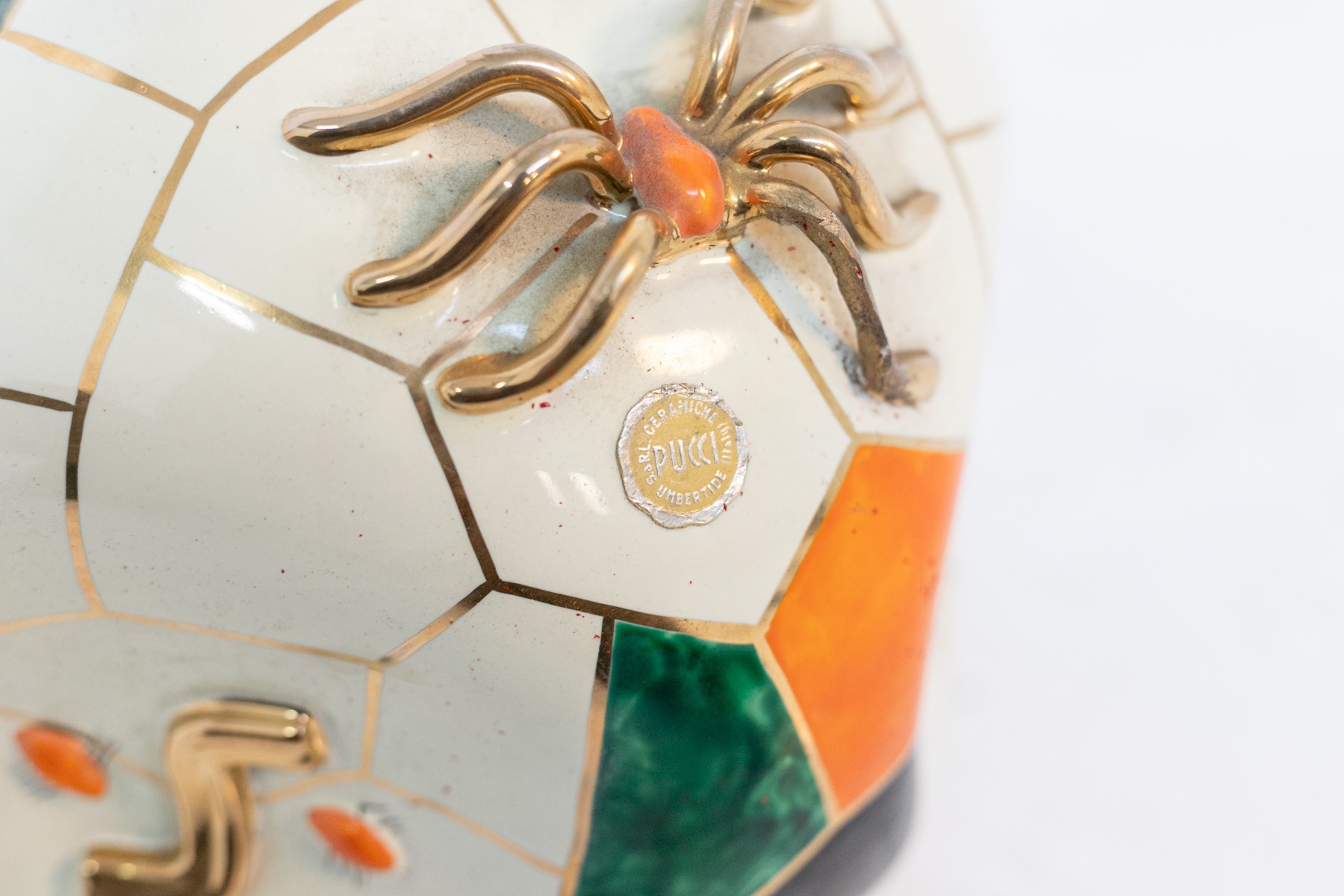 Artwork by Domenico Pucci, Spider Vase, signed and numbered, Made of relief