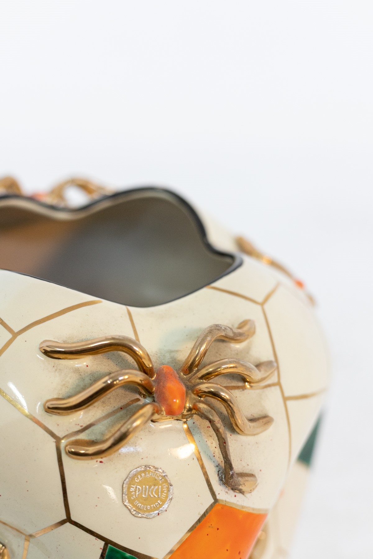 Artwork by Domenico Pucci, Spider Vase, signed and numbered, Made of relief