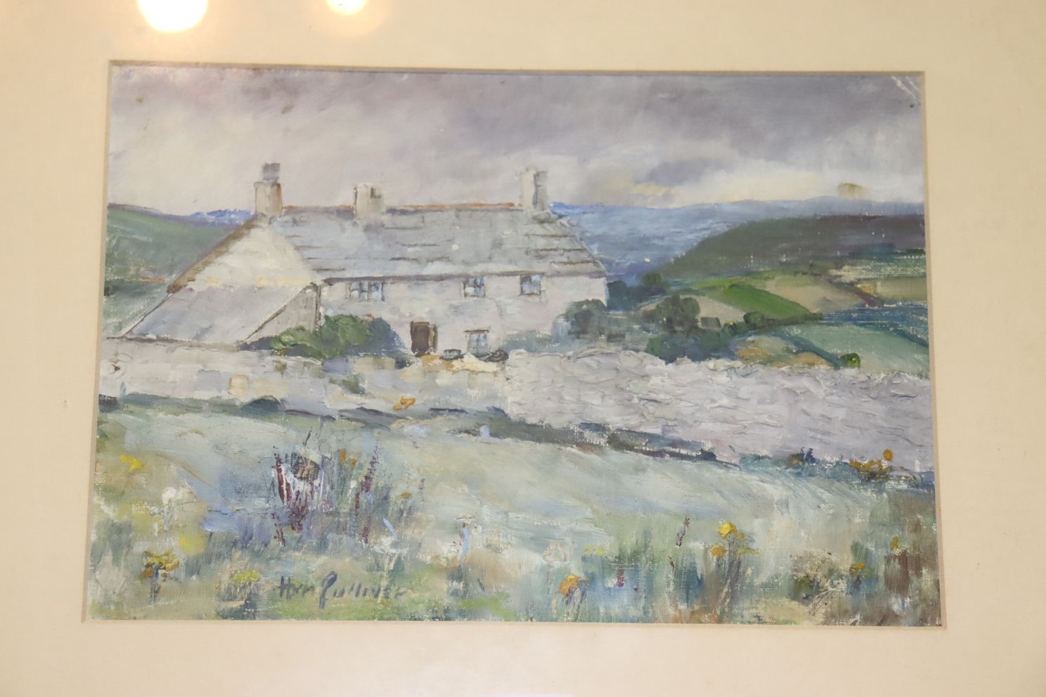 Artwork by Henrietta Maria Gulliver, 'Cottage on the Wold', Made of oil on board