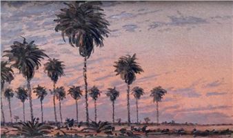 American western landscapes with palm trees - Duncan McCandless