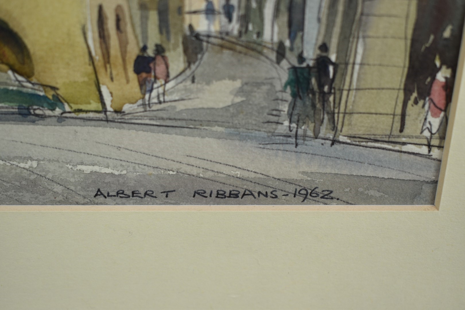 Albert Charles Ribbans | Townscape (1962) | MutualArt