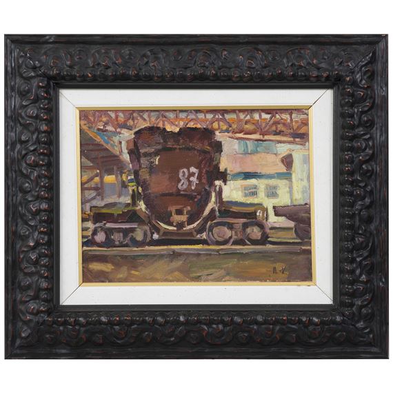 Paesaggio industriale by Lev Nikolaevich Kuzminkov, 1925 - 2012