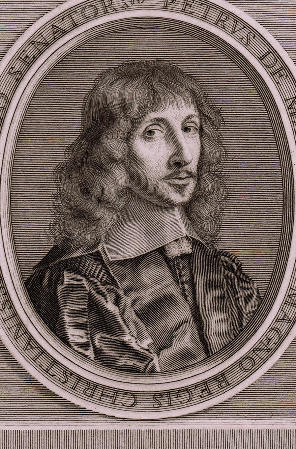 Artwork by Robert Nanteuil, Portrait of Pierre de Maridat, Made of Engraving on laid paper