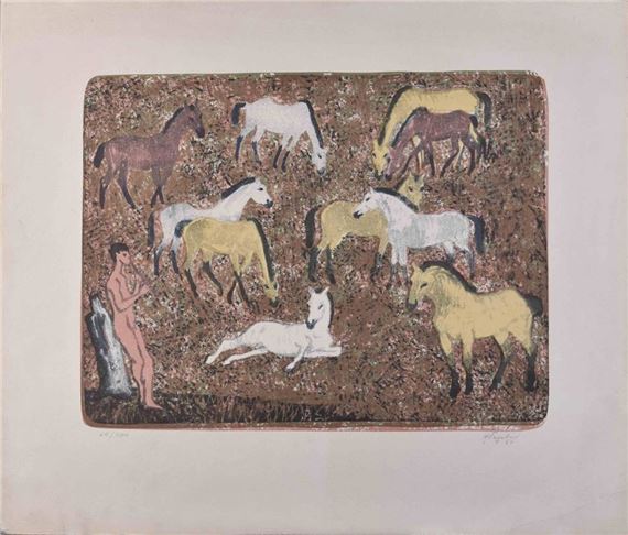 Hermann Teuber | Hermann TEUBER (1894-1985) (1960) | MutualArt