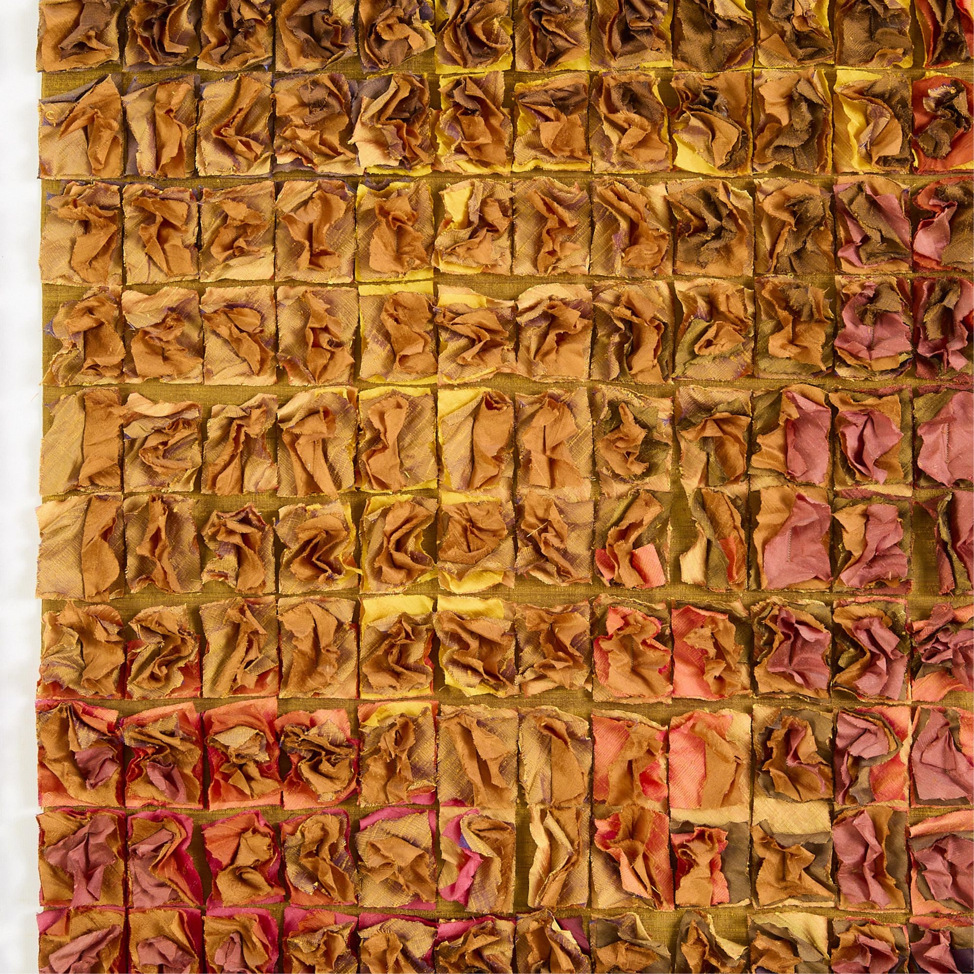 Tim Harding | Pair Tim Harding Rouched Silk Wall Hangings | MutualArt