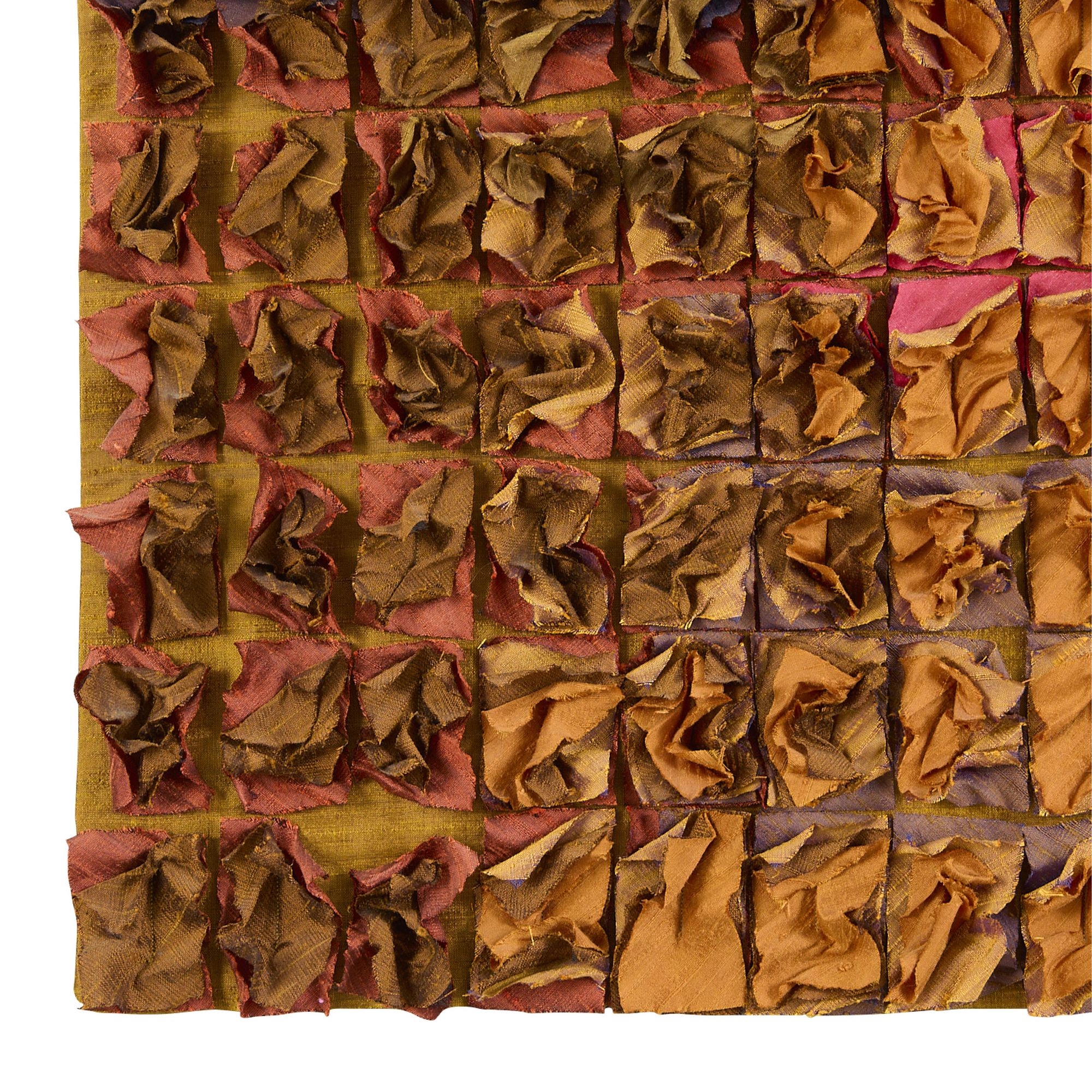 Tim Harding | Pair Tim Harding Rouched Silk Wall Hangings | MutualArt