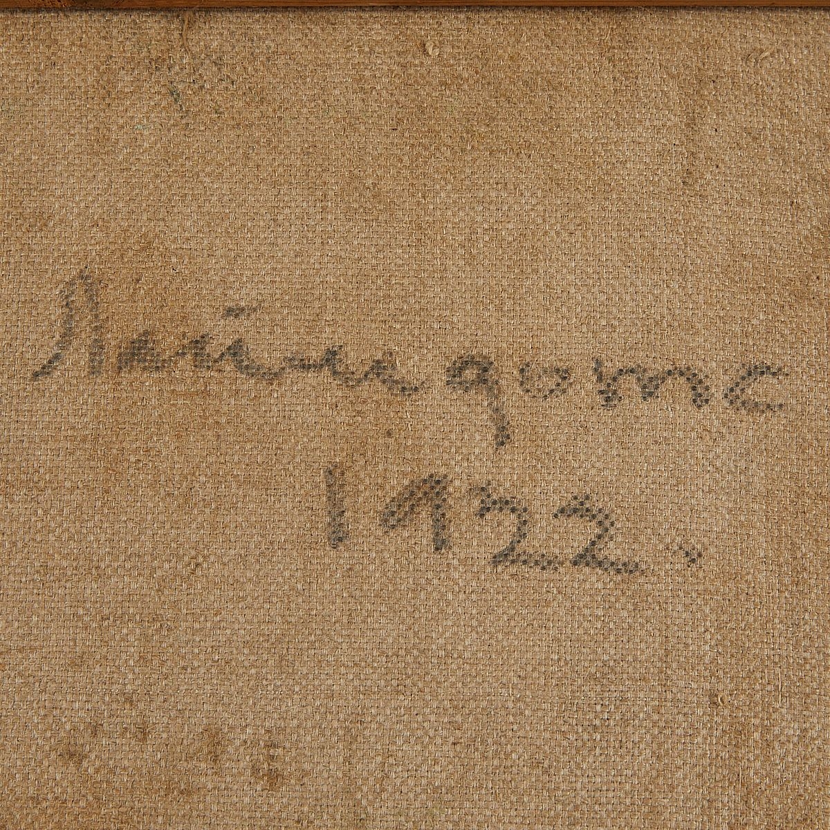 Artwork by Laimdot Murniek, Laimdot Murniek "Winter" Oil Painting 1965, Made of Oil on canvas painting