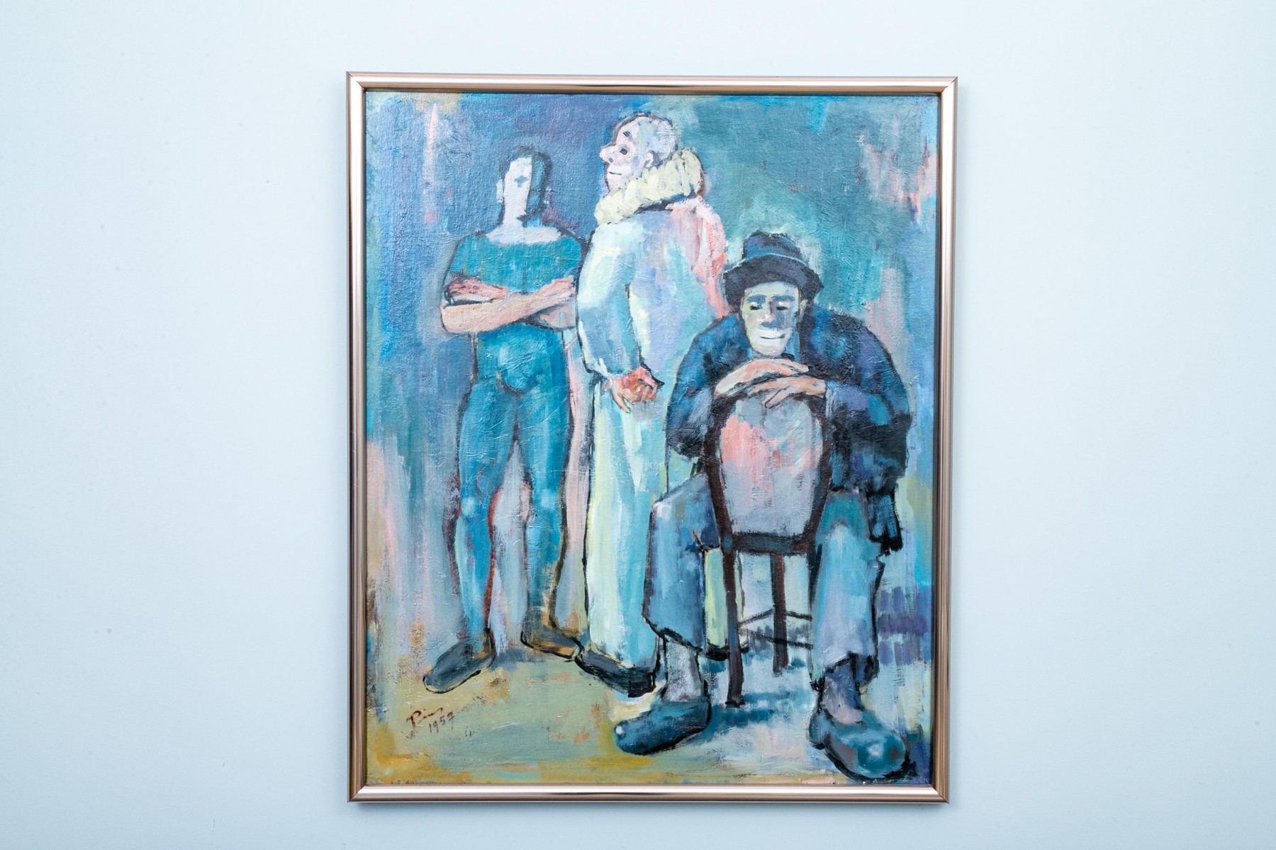 Jacob Pins | Three Clowns, (Circa 1957) | MutualArt