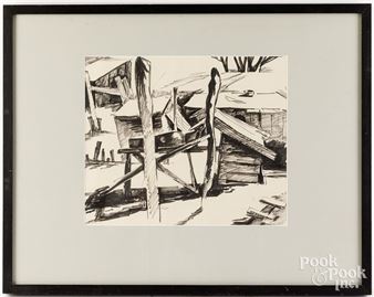 Harry Lowe, marker study - Harry Lowe