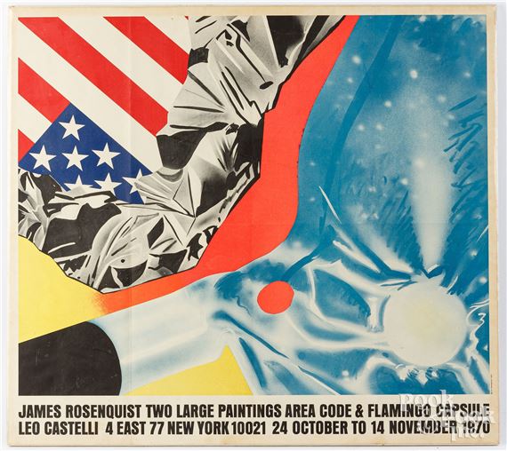 James Rosenquist | James Rosenquist exhibition poster | MutualArt