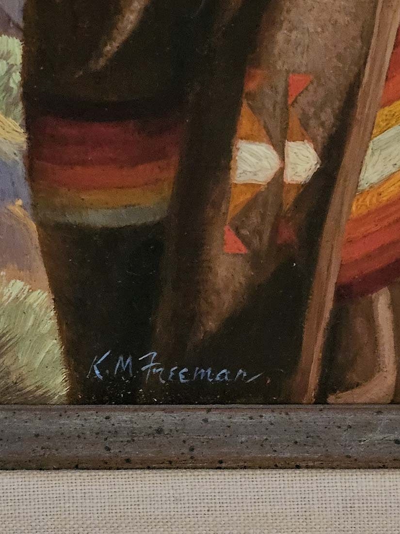 Ken Freeman | Portrait Of Native American | MutualArt