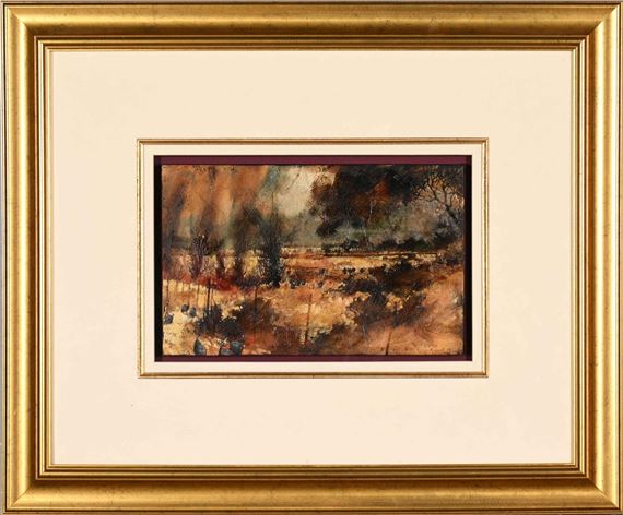 Simon Addy | Guinea Fowl in a Landscape III (1997) | MutualArt