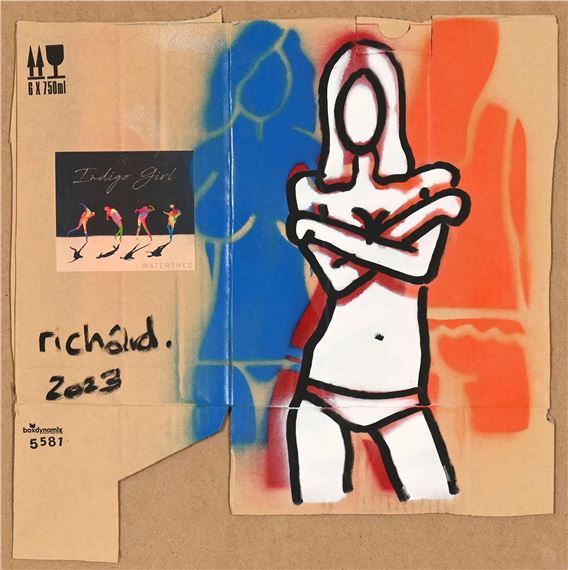 Silhouettes in White by Richard Scott, dated 2023