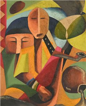 Abstracted Figures - Martin Qgibinsizi Tose