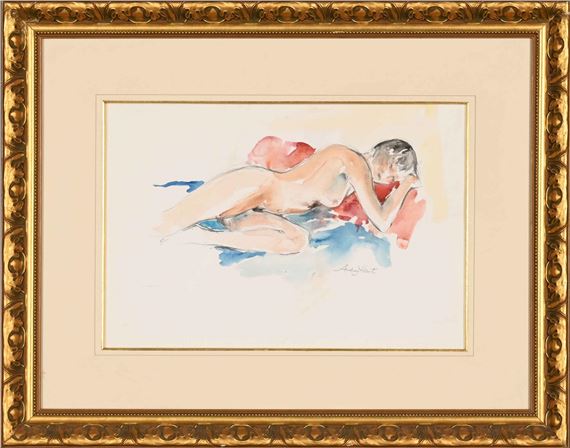 Sleeping Female Nude by Audrey Hart