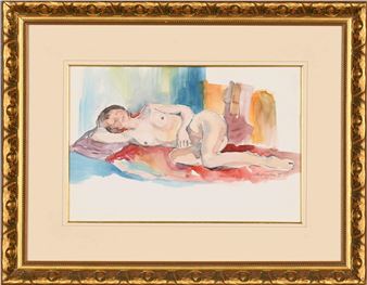 Reclining Female Nude - Audrey Hart