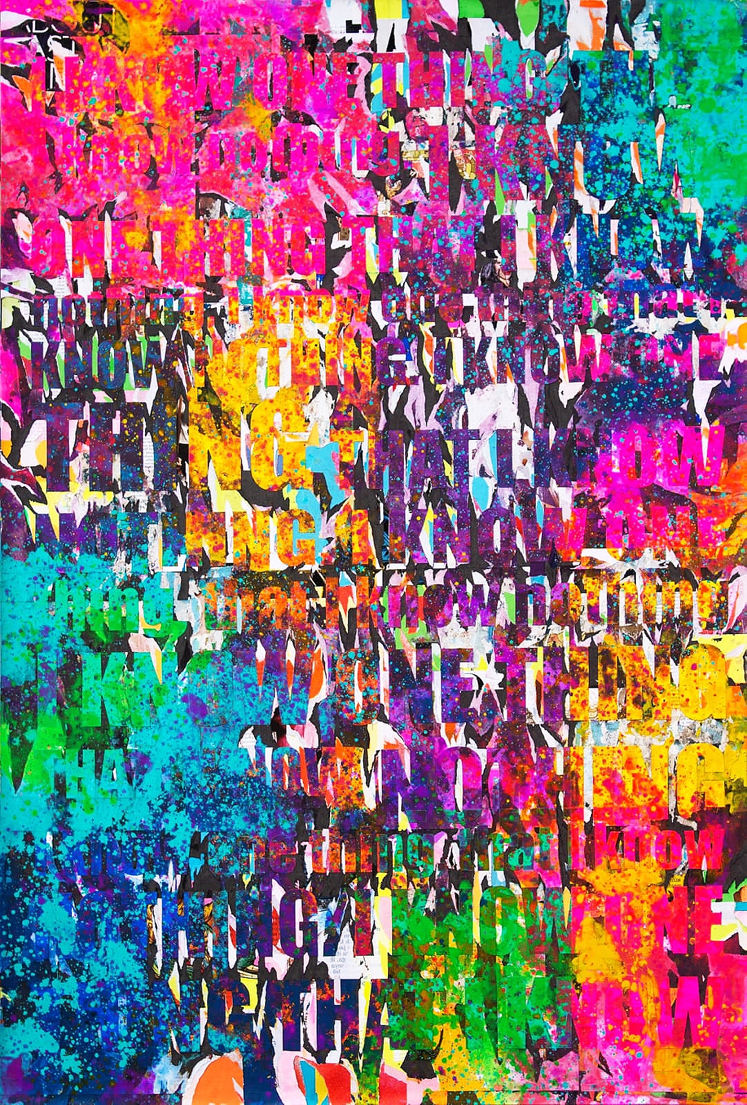 Artwork by Helmi Fuadi, Me And Devine #3, Made of mixed media on canvas - 2023