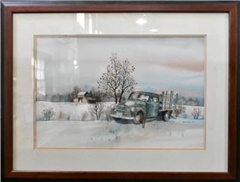 DAVID VAN DYKE, WATERCOLOR, SIGNED - David van Dyke