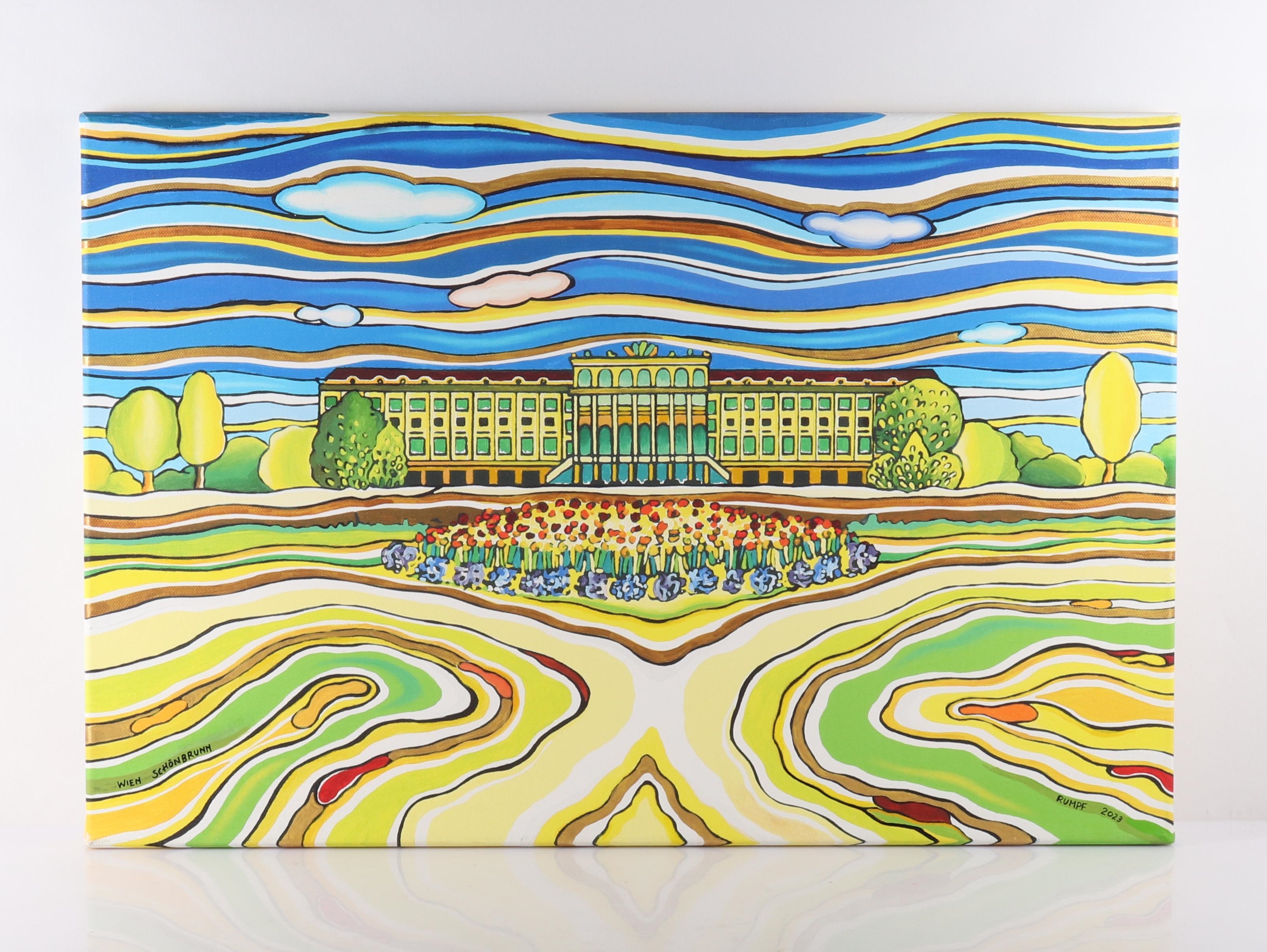 Johann Rumpf | (Wien 1950 geb.), betitelt Wien Schönbrunn, signiert und ...