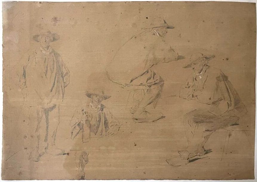 Pierre Georges Jeanniot | 19th-century French school Study of Bretons ...