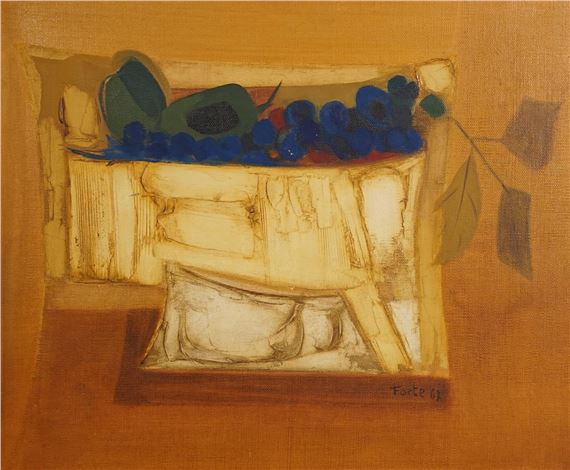 COMPOSICIÓN CON FRUTAS by Vicente Forte, 1967