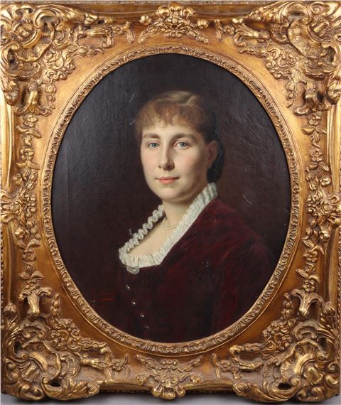 Portrait de femme - Victor De Grandchamp