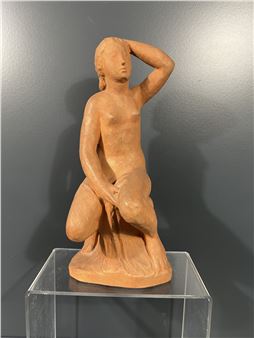 'Femme assise' - Lucien Hoffman