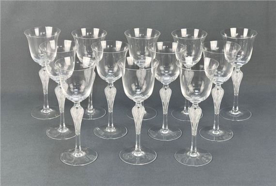 modern wine glass Fancy Wine Glass - Gold Foil Elegance main image 0