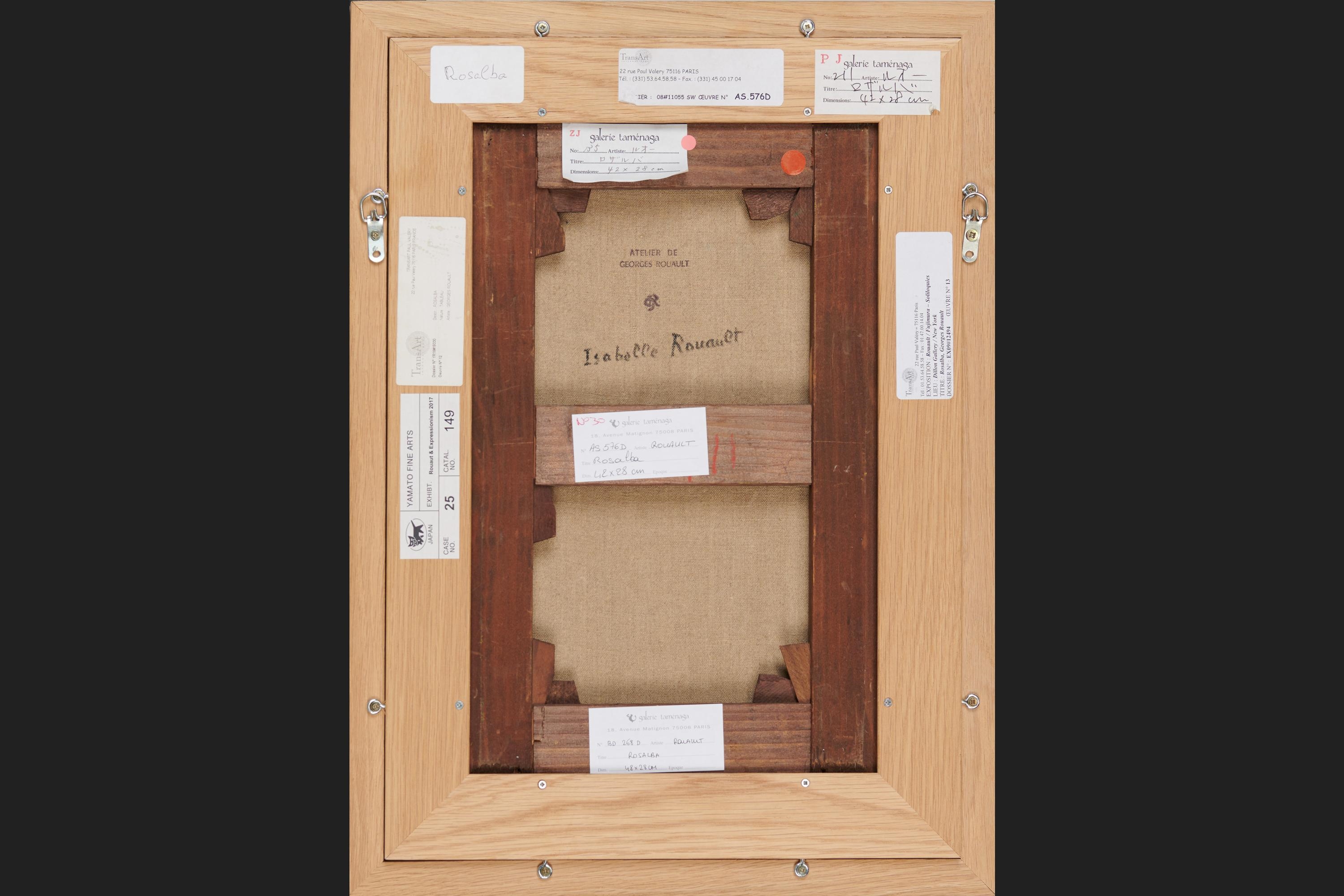 Artwork by Isabelle Rouault, ROSALBA, 1949-1956, Made of Huile