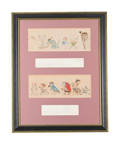 George Liddell Johnston | TWO FRAMED ILLUSTRATIONS | MutualArt