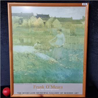 A Frank O'Meara gallery exhibition poster for the Hugh Lane - Frank O'Meara