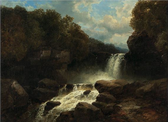 Waterfall by J.B. Smith, 1873