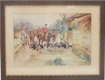 Retour de chasse - H. Joly