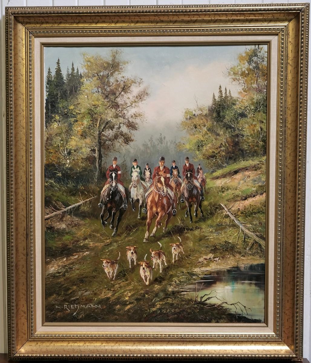 Hans Riedmann | Out to Hunt on a Beautiful Day | MutualArt