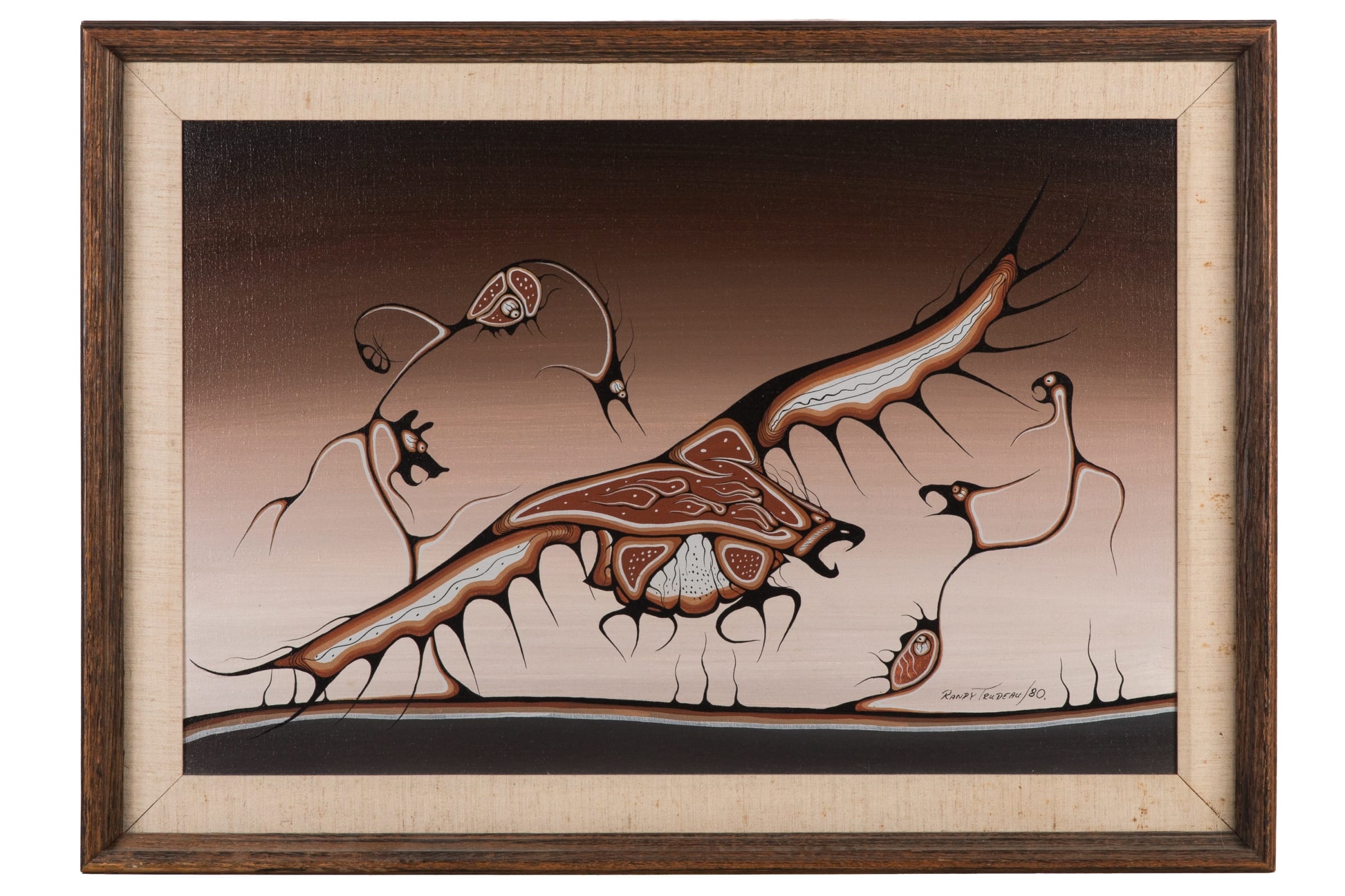 Randy Trudeau | Eagle Defending the Nest (1980) | MutualArt