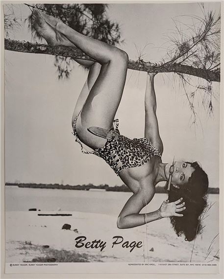 Original 1994 BETTY PAGE by Bunny Yeager Poster 20" x 16