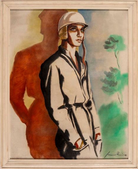 Retrato de Mário Manuel Veloso de Araújo Cabral (Conde de Vizela), também conhecido como "Nicha Cabral" - Júlio de Sousa