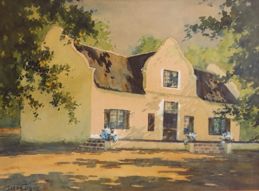 Artwork by Irene Dyer, Kroonendal Cape House, Made of Watercolour