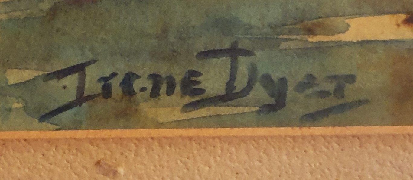 Artwork by Irene Dyer, Kroonendal Cape House, Made of Watercolour