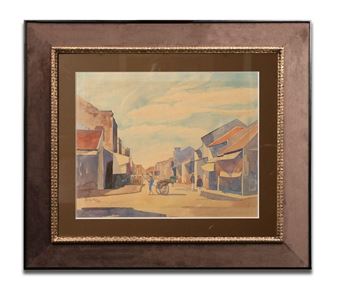 Indochina street scene, 1930 - Van Thai