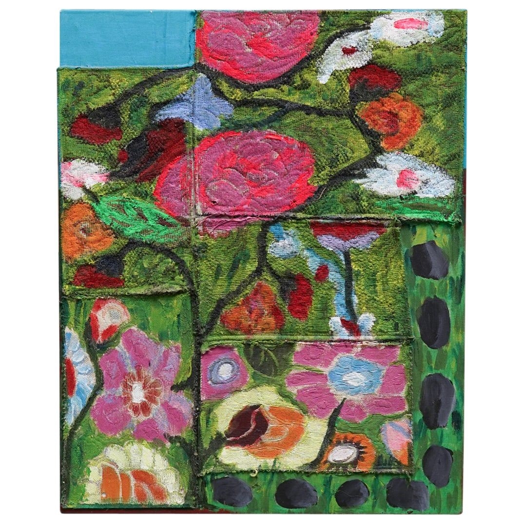 Artwork by Leda Catunda, O Jardim, Made of Mixed media