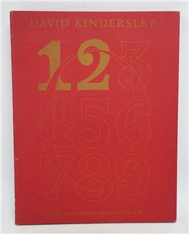 folio of twelve alphabetik images in colour - David Kindersley