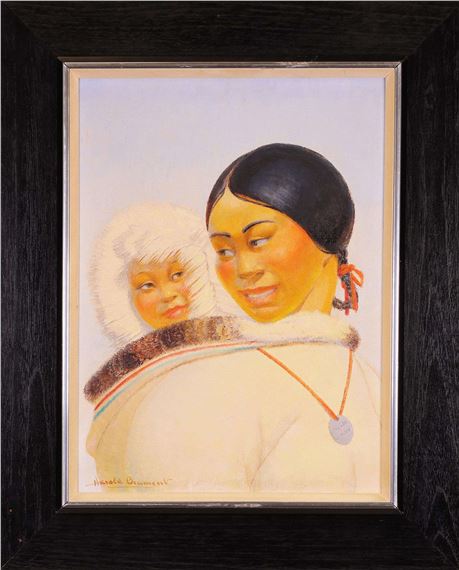 Untitled, Inuk Mother and Child - Thomas Harold Beamont
