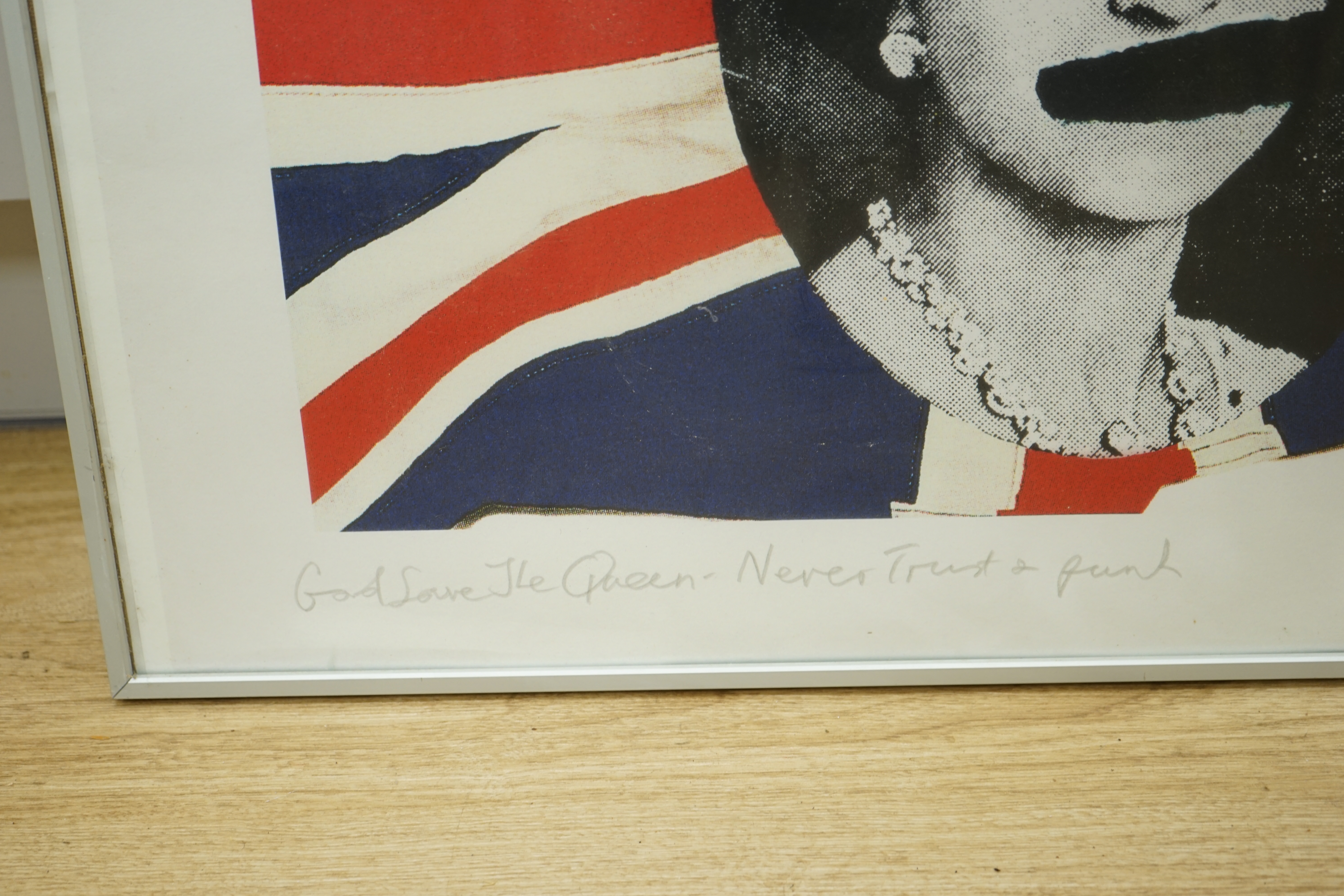 Jamie Reid | ‘God Save the Queen - Never Trust a Punk’ | MutualArt